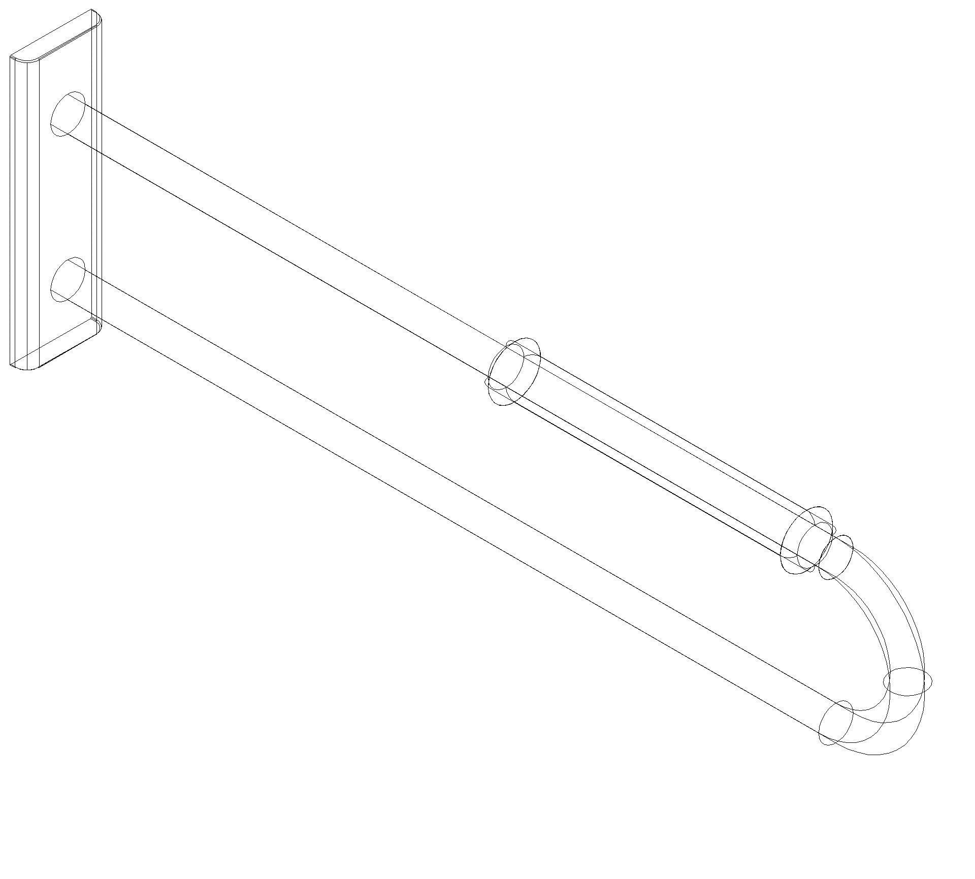 HEWI Wandstützgriff Ser 801, matt, L:850mm, mit Armpolster anthrazgr