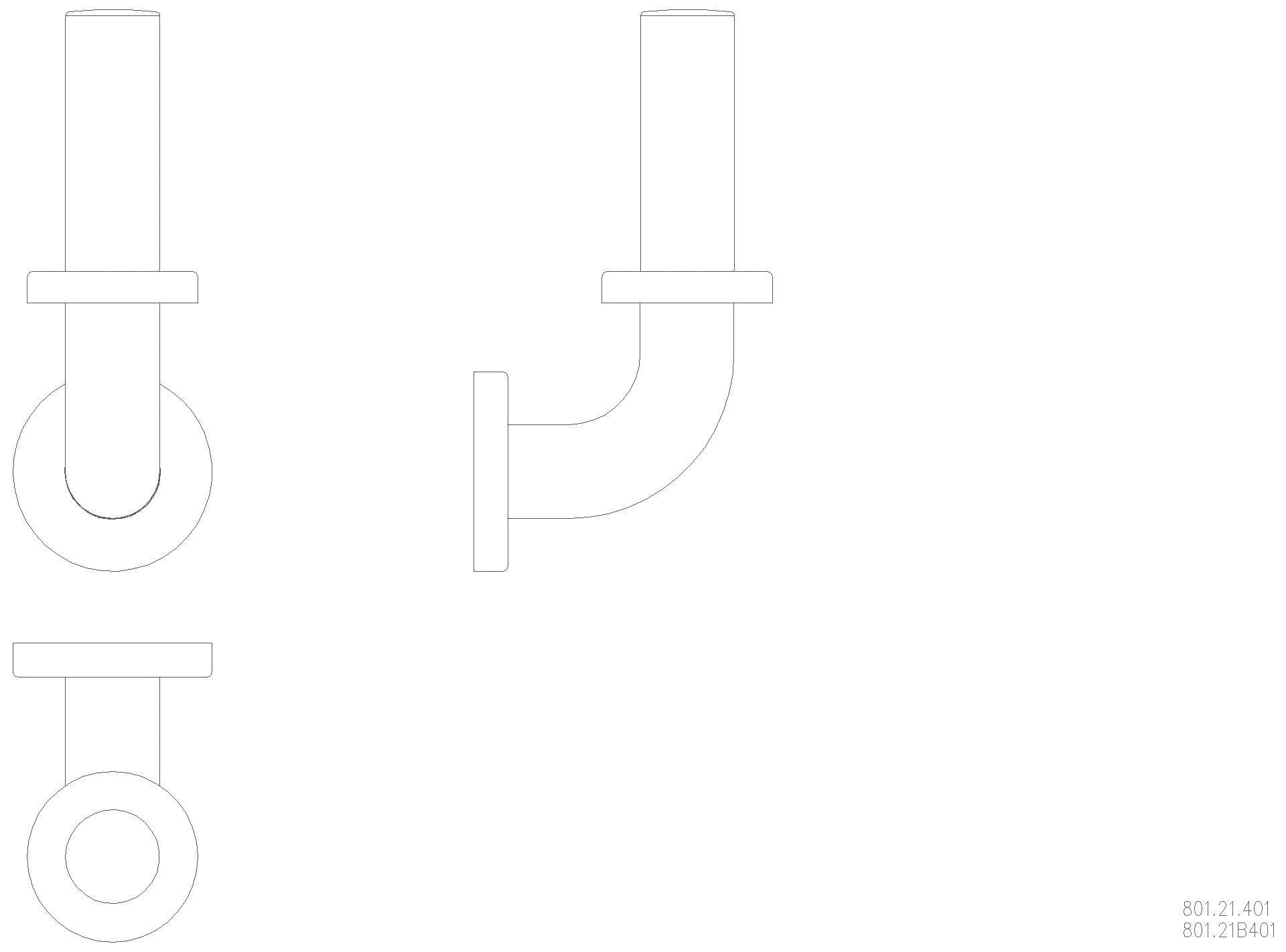 HEWI Reservepapierhalter Ser 801, für 1 WC-Rolle anthrazgr