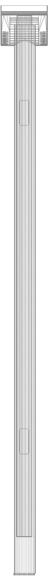 HEWI SK-Griff Duo (B), L:900, pulverbeschichtet schw tma
