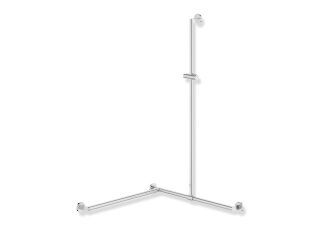 HEWI Duschhandlauf mit verschiebbarer Brausehalterstange des Systems 900