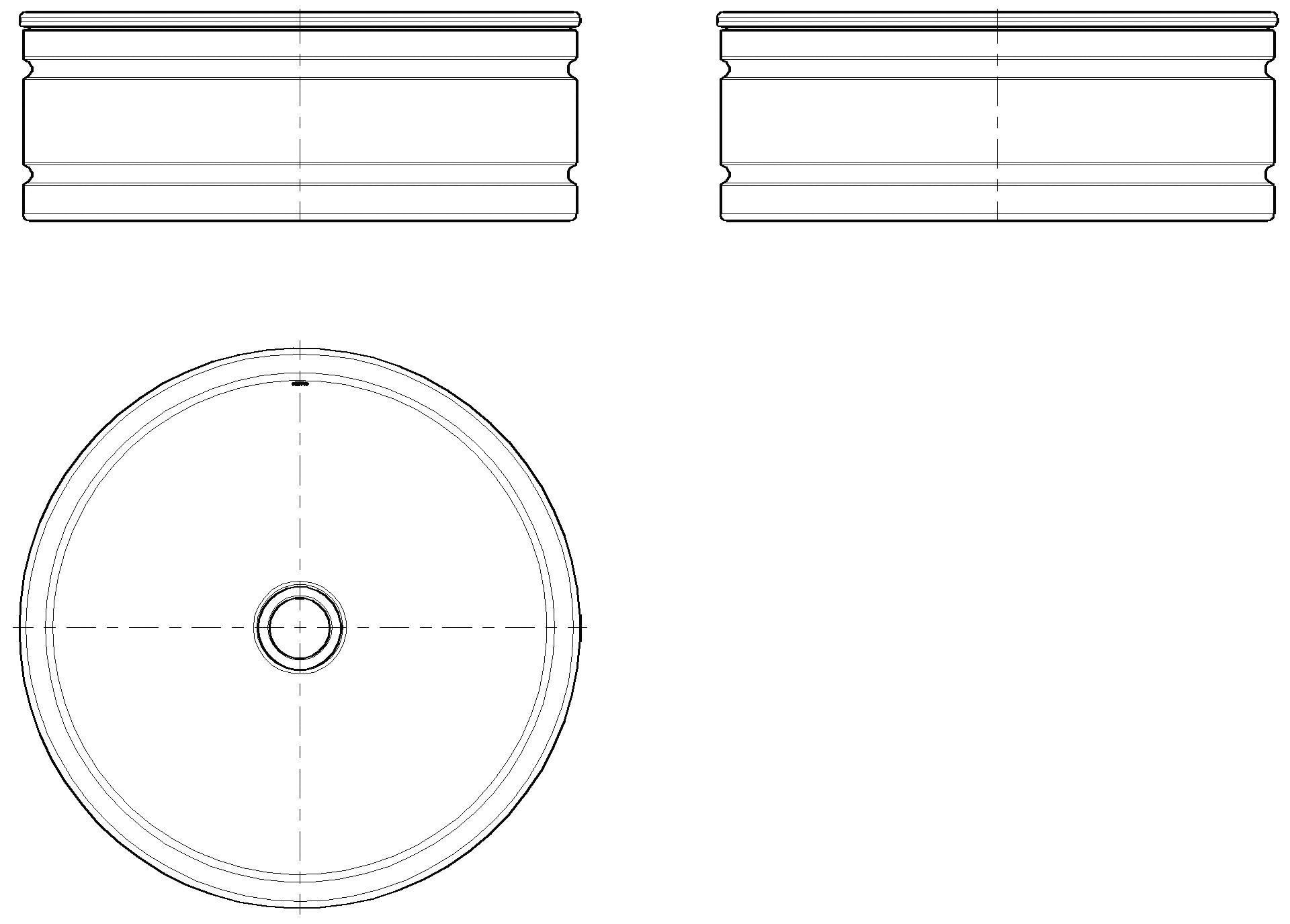 HEWI Waschtisch DUO, matt, Aufsatz, zweifarb.,o.HL,o.ÜL weiß-schwarz