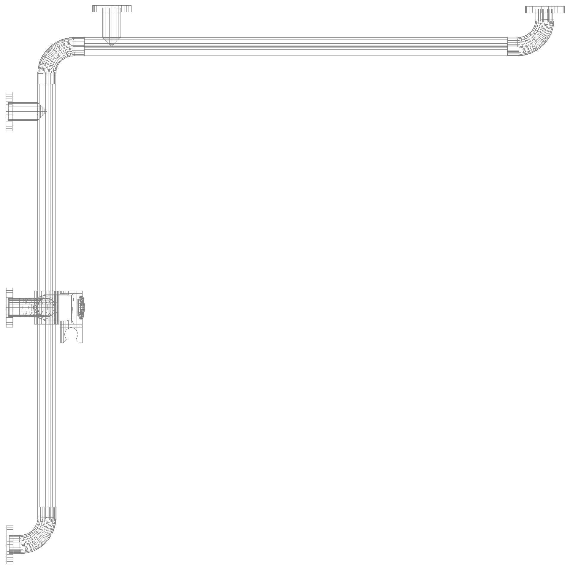 HEWI Dusch-Wannenhdl. m.Br.H.St., matt, AM1:1100, W1/2:962 lichtgrau