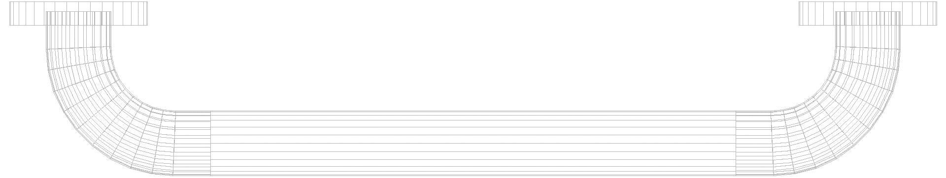 HEWI Haltegriff Ser 805 Edelstahl, d:33mm, AM:400mm, BM211.2