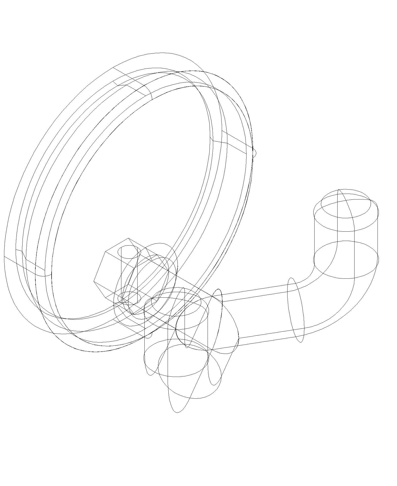 HEWI Doppelhaken Ser 801, d:40mm aquablau