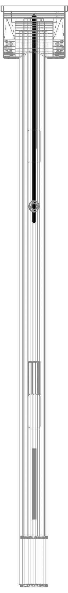 HEWI SK-Griff Duo (B), re, PRH, 700, WC- Spül (E-Ausf.),schliff