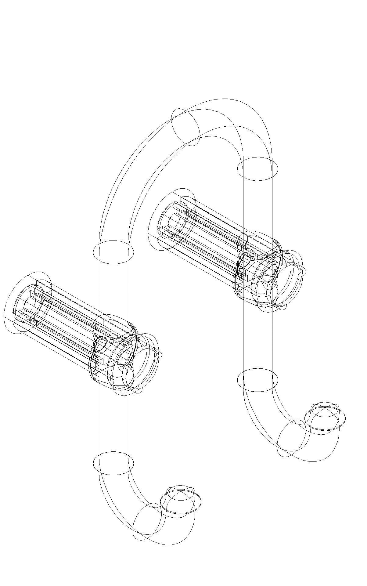 HEWI Garderobendoppelhaken Ser 801, Haken nach vorn zeigend umbra