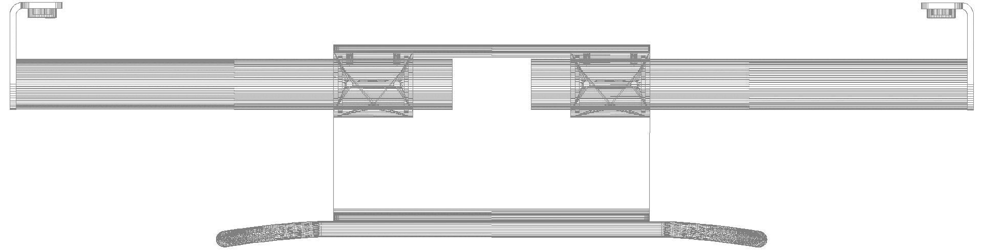 HEWI Rückenst., Sys 900 f. SK-Griff (B) T:150, schliff anthrazgr