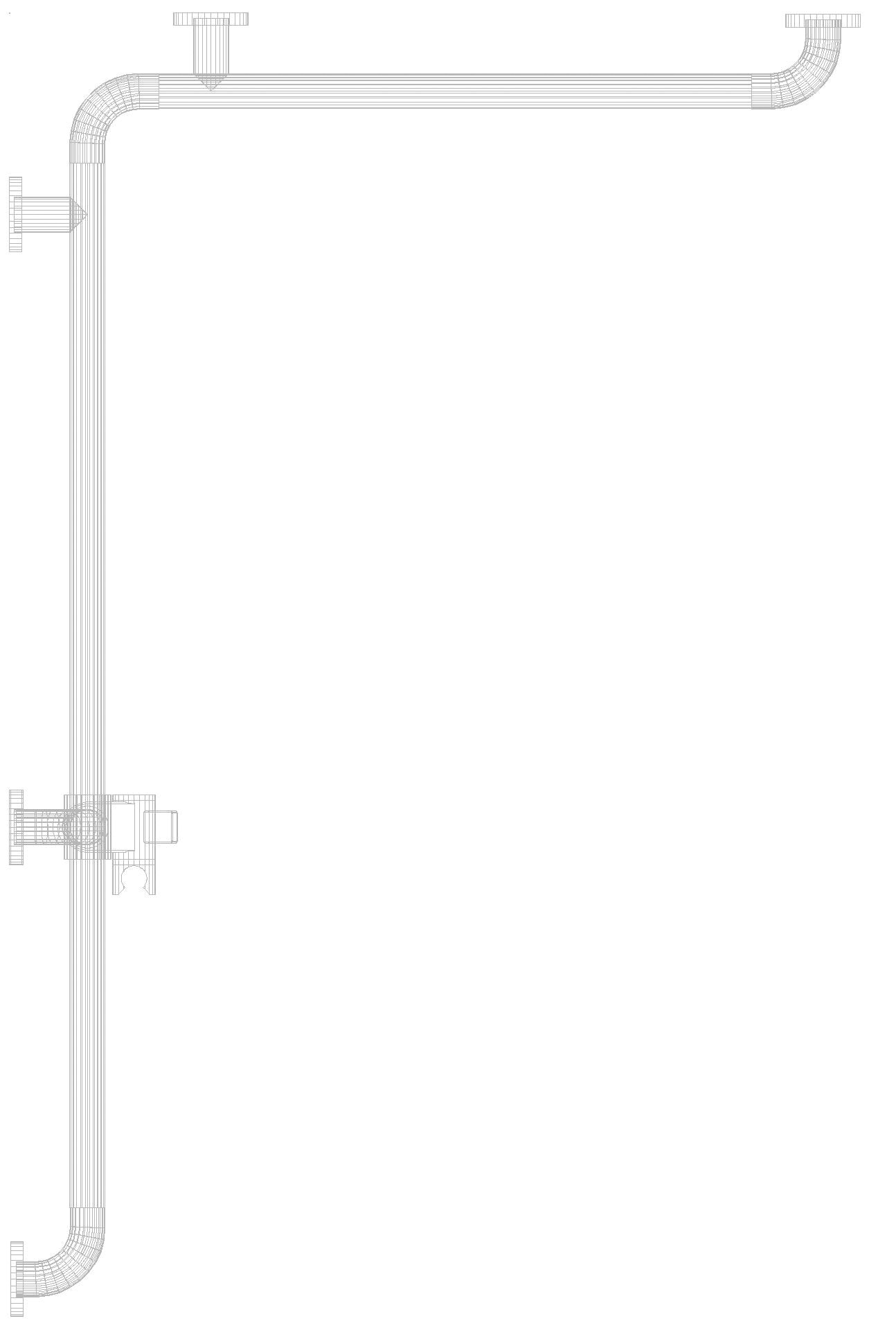 HEWI DU-Wannenhdl. m.Br.H.Stg. Ser 805, AM1:1100, W1:1185, W2:762 anthrazgr