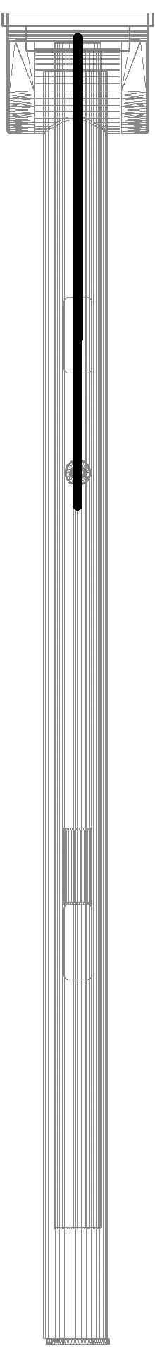 HEWI Heinrich Wilke - HEWI SK-Griff Duo (B), re, 700, WC-Spül (E-Ausf.),chrom