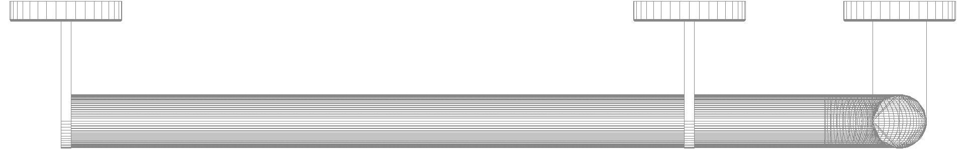 HEWI Winkelgriff,d:32, A1:1000, W1:500, li, plvb schw tma