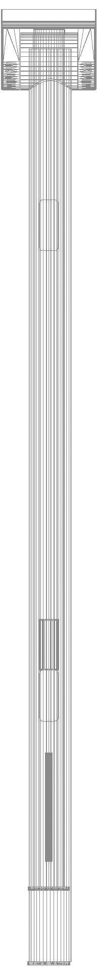 HEWI SK-Griff Duo (B), li, PRH, 750, (Funk),plvb dgrau tma