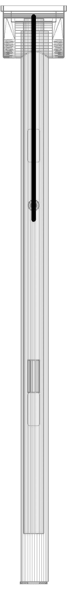 HEWI Heinrich Wilke - HEWI SK-Griff Duo (B), li, 700, WC-Spül (E-Ausf.),plvb schw tma