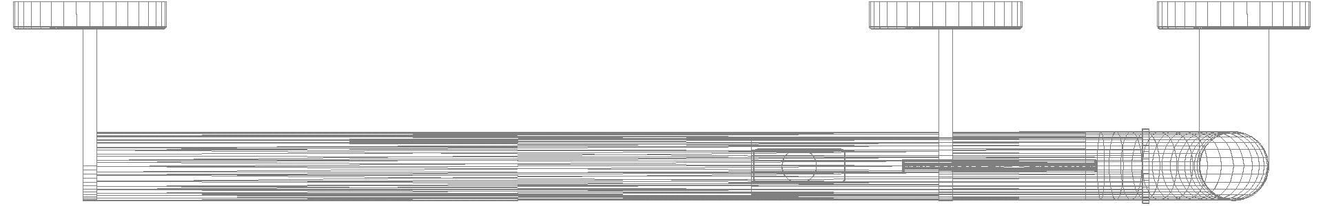 HEWI Winkelgriff, d:30, PRH, A1:1000, W1:500, li, plvb weiß tiefmatt