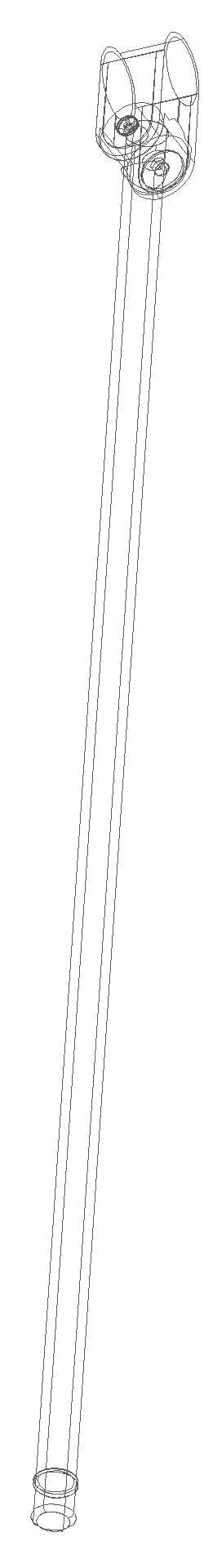 HEWI Bod-St. f.SKG 950.50.,L:643mm, Edst., Anb.farb. anthrazgr