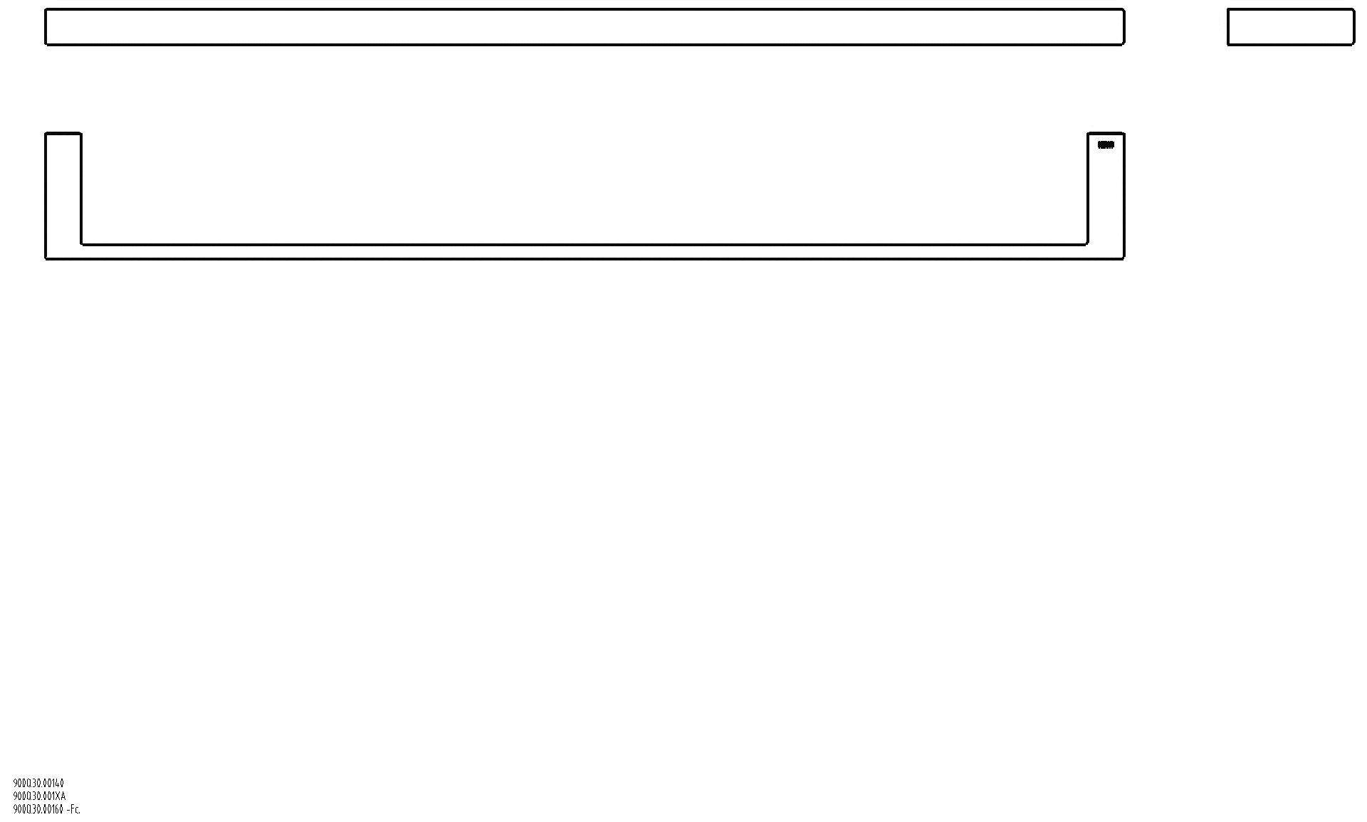 HEWI Badetuchhalter Sys 900 Q, matt-schliff, A: 600mm