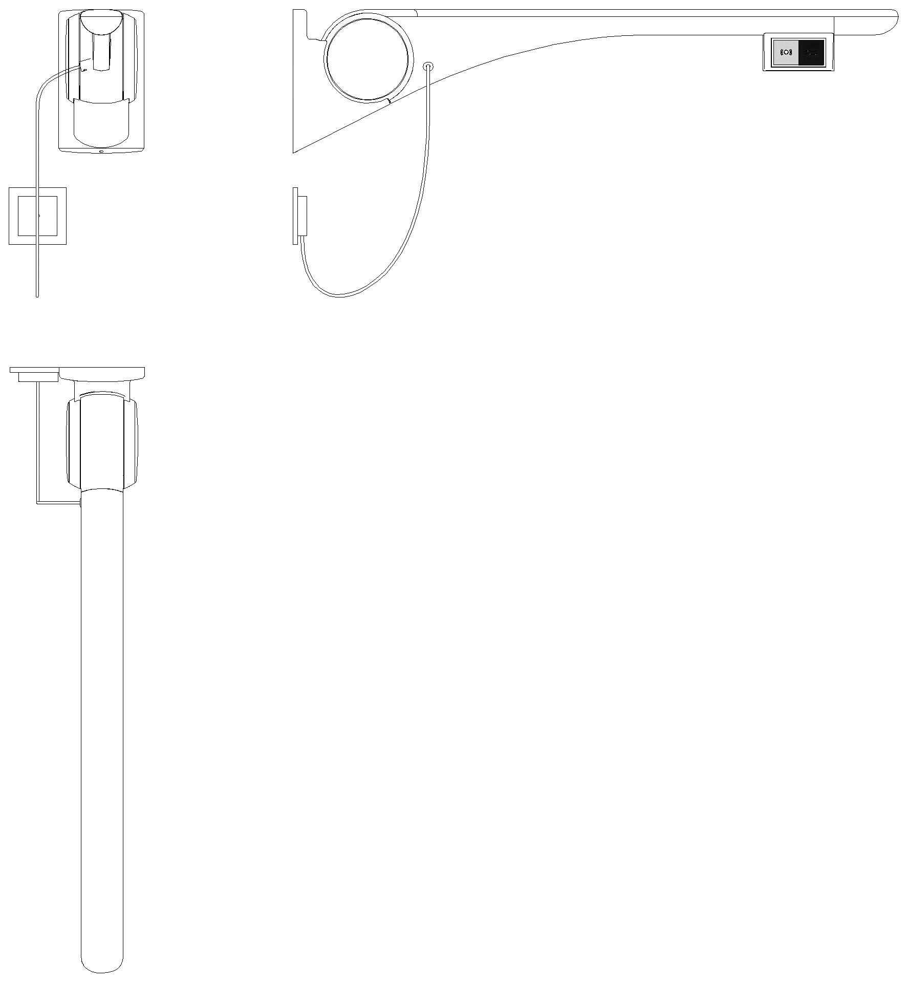 HEWI Stützklappgriff Basic,850 mm,links Spül/FT(E-Ausf.) weiß hgl-wem