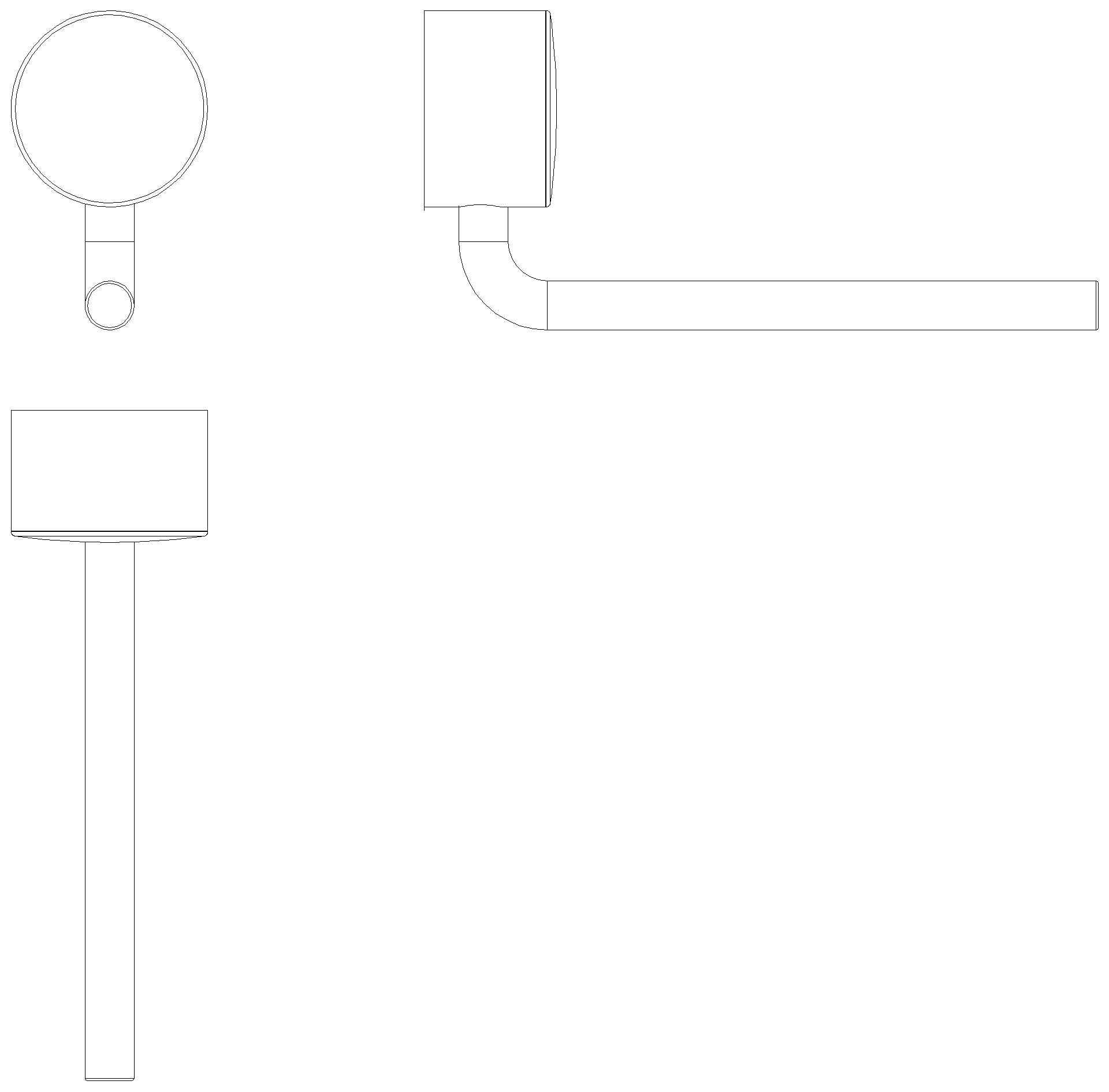 HEWI Reservepapierhalter System 815 f. 1 Rolle,swm,Klebebef. schw tma