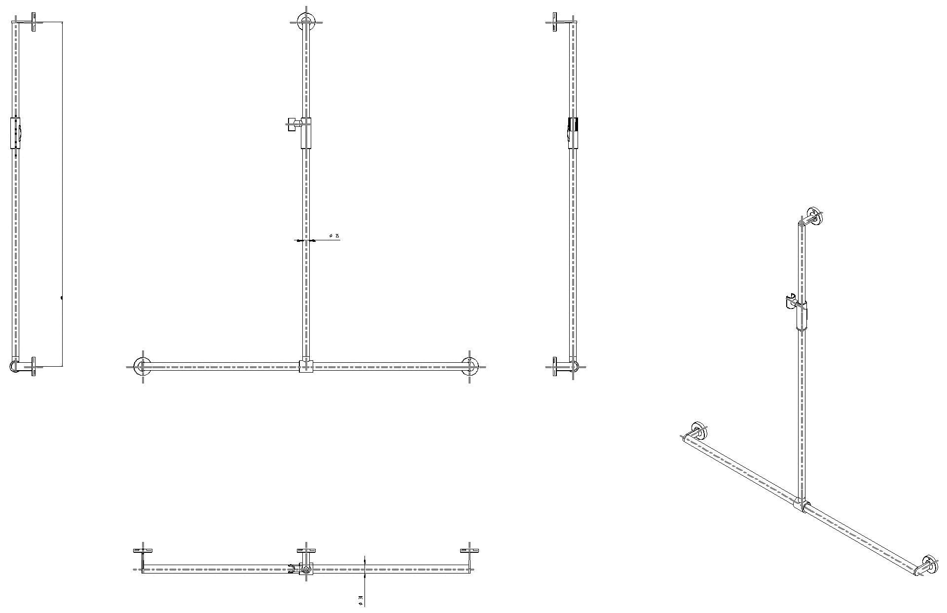 HEWI DUHA, d:25/30, A1:1250. W1:1185 chr, Br.H.mag.