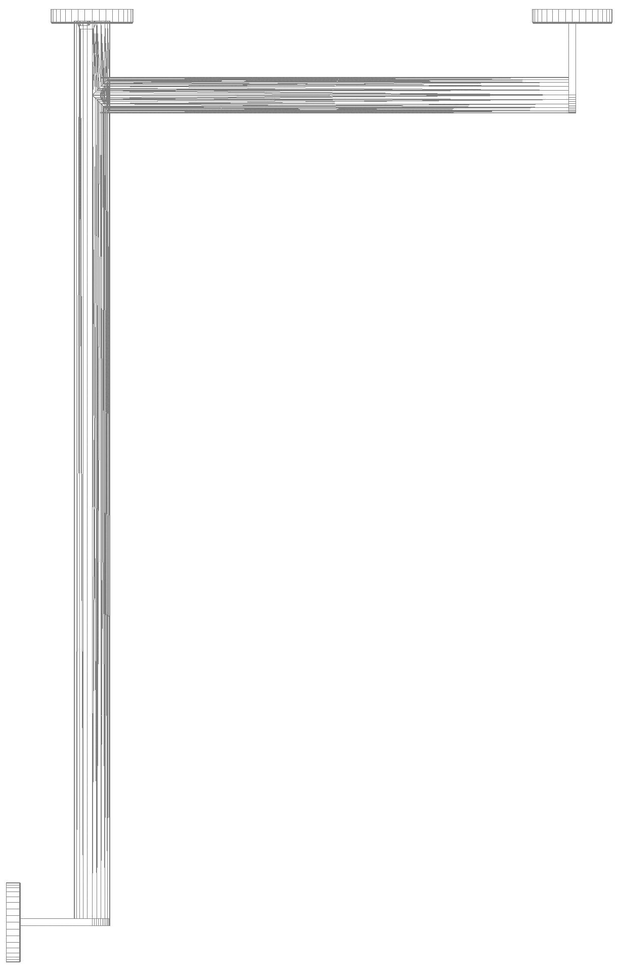 HEWI DUHA, d:30, re, W1:765, W2:475, pulverbeschichtet weiß tiefmatt