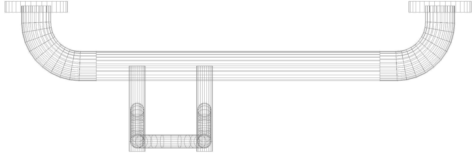 HEWI Grd.-Stg., BA1.1, Doppelhaken, nach hinten zeigend rubinrot