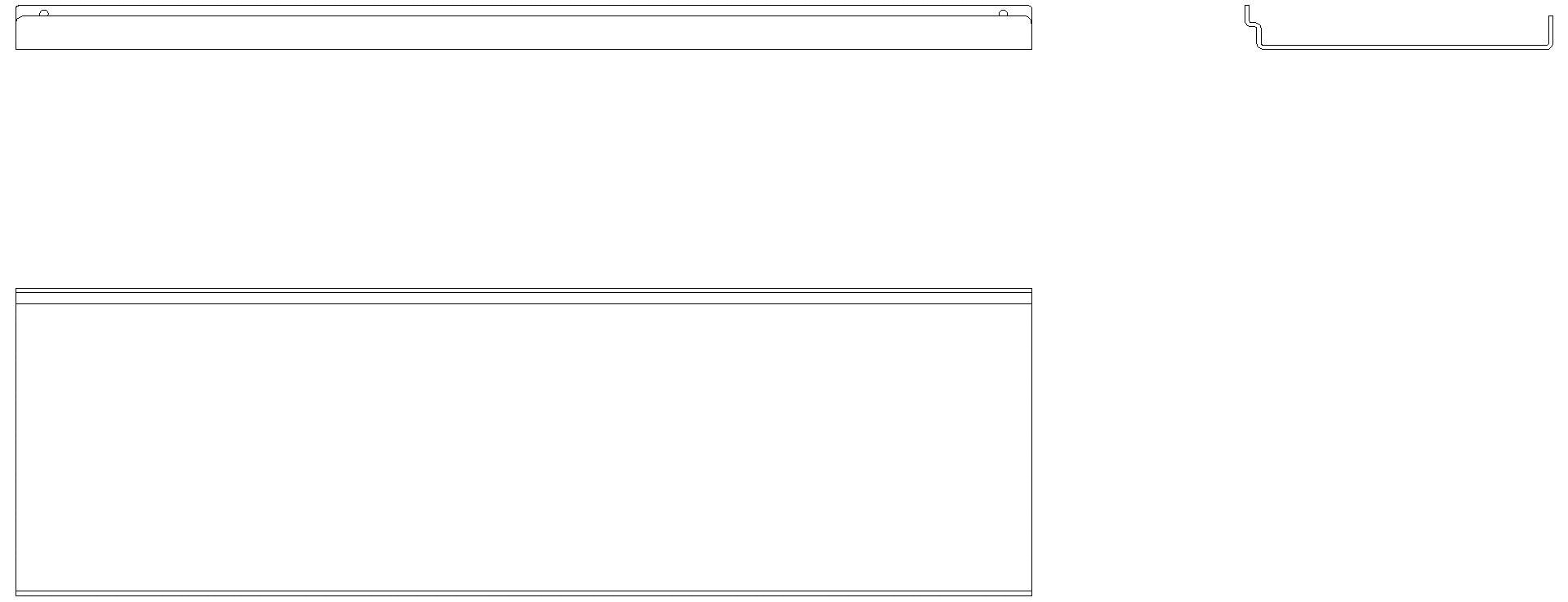 HEWI Ablage, 360mm, pulverbeschichtet weiß tiefmatt
