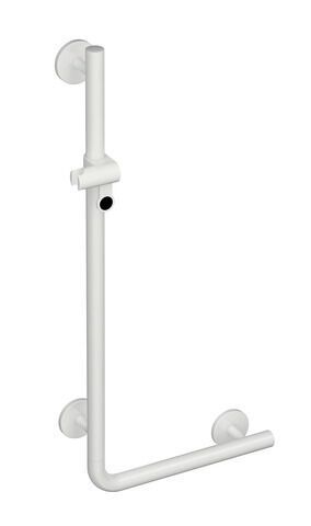 HEWI Winkelgriff mit Brausehalter des Systems 800 K