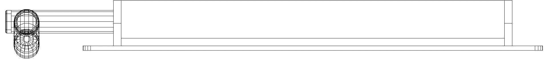 HEWI Kippspiegel, Hebel links, Serie LifeSystem stahlblau