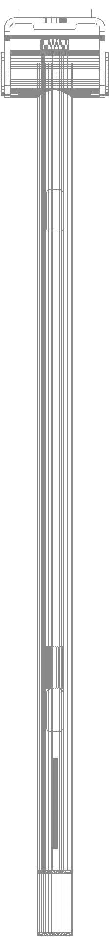 HEWI Heinrich Wilke - HEWI mob. SK-Griff Duo (A),li,PRH,850, WC-Spül(Funk),PVD nickel gebü.