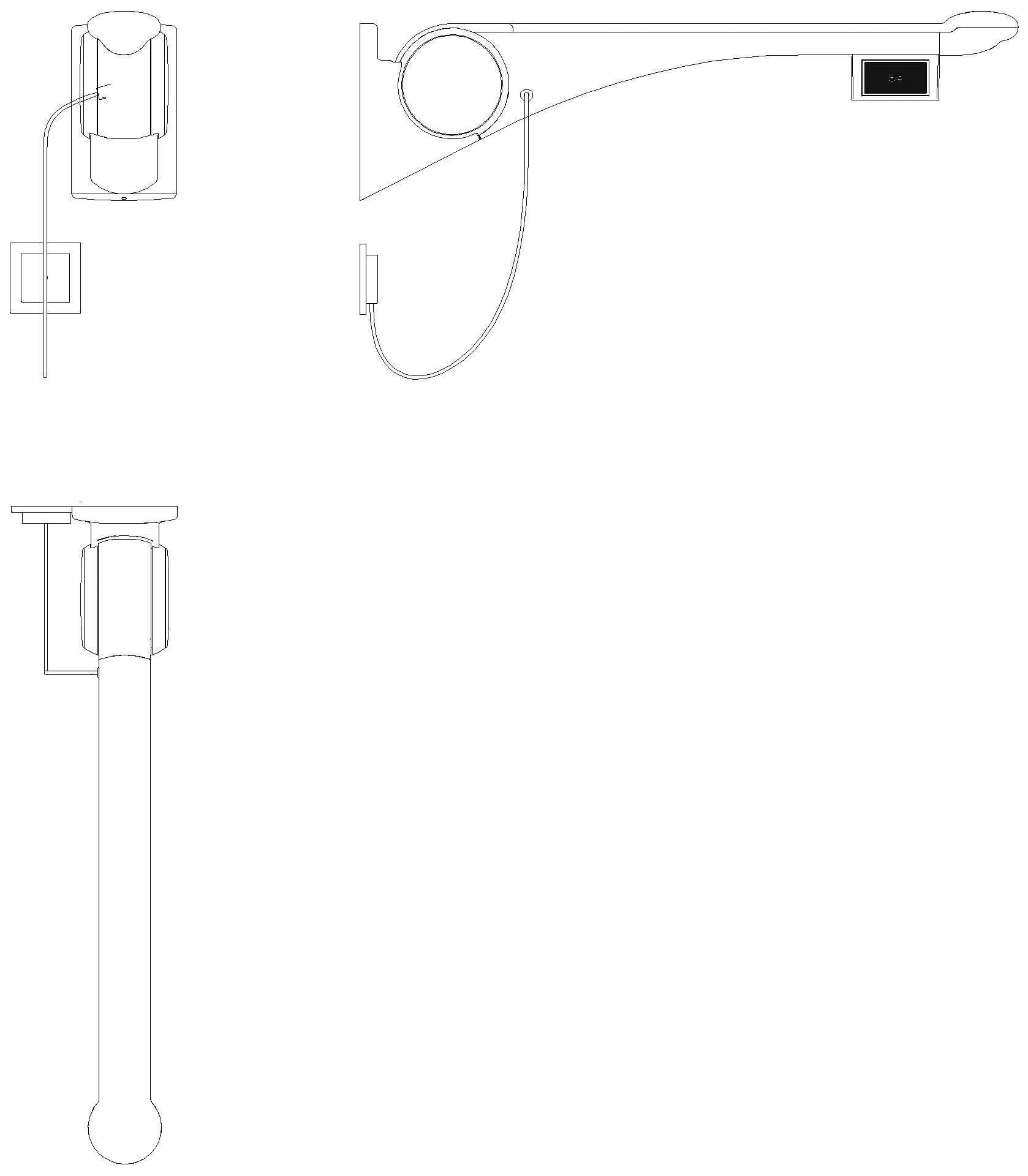 HEWI Stützklappgriff Premium,750 mm, li Spülausl.(E-Ausf.) anthr hgl-wem