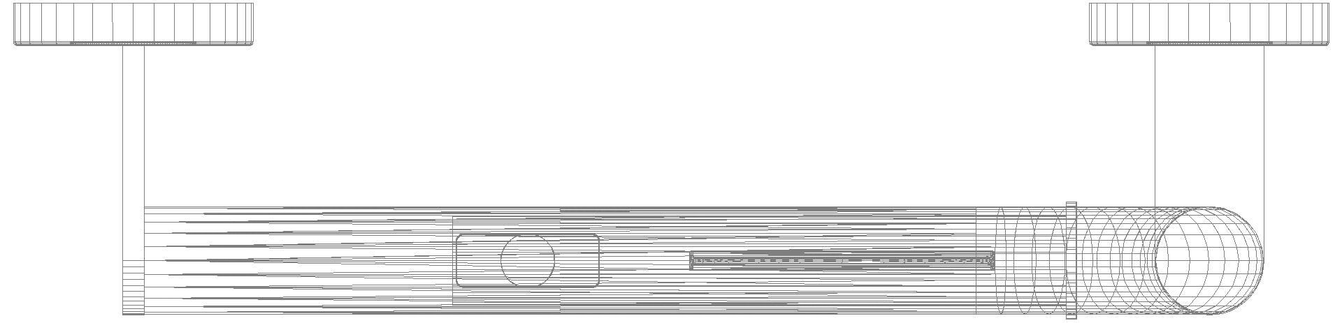 HEWI Winkelgriff, d:30, PRH, A1:600, W1:300, li, chrom