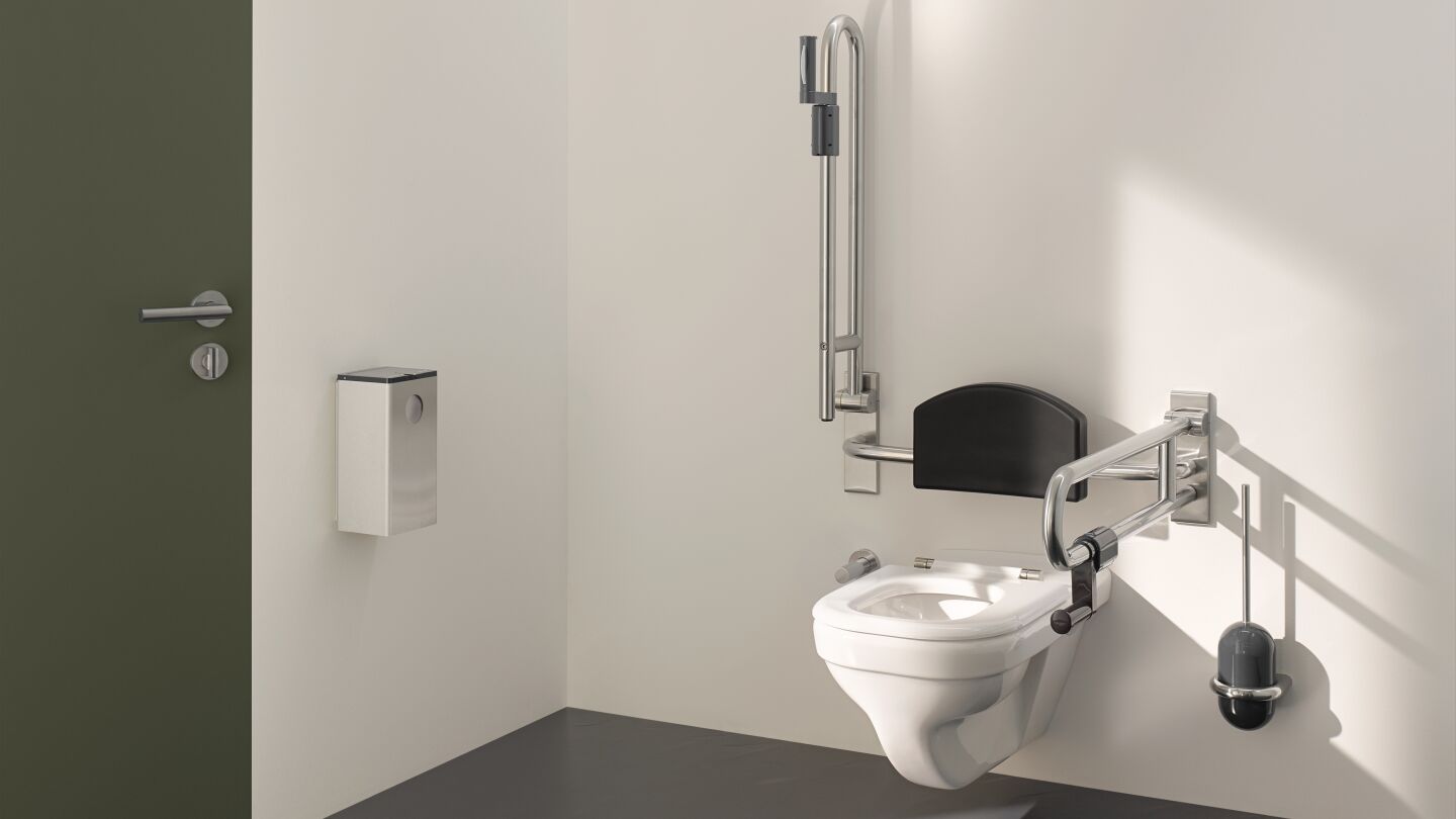Serie 805 Classic – Edelstahl-System für barrierefreie Sanitärbereiche