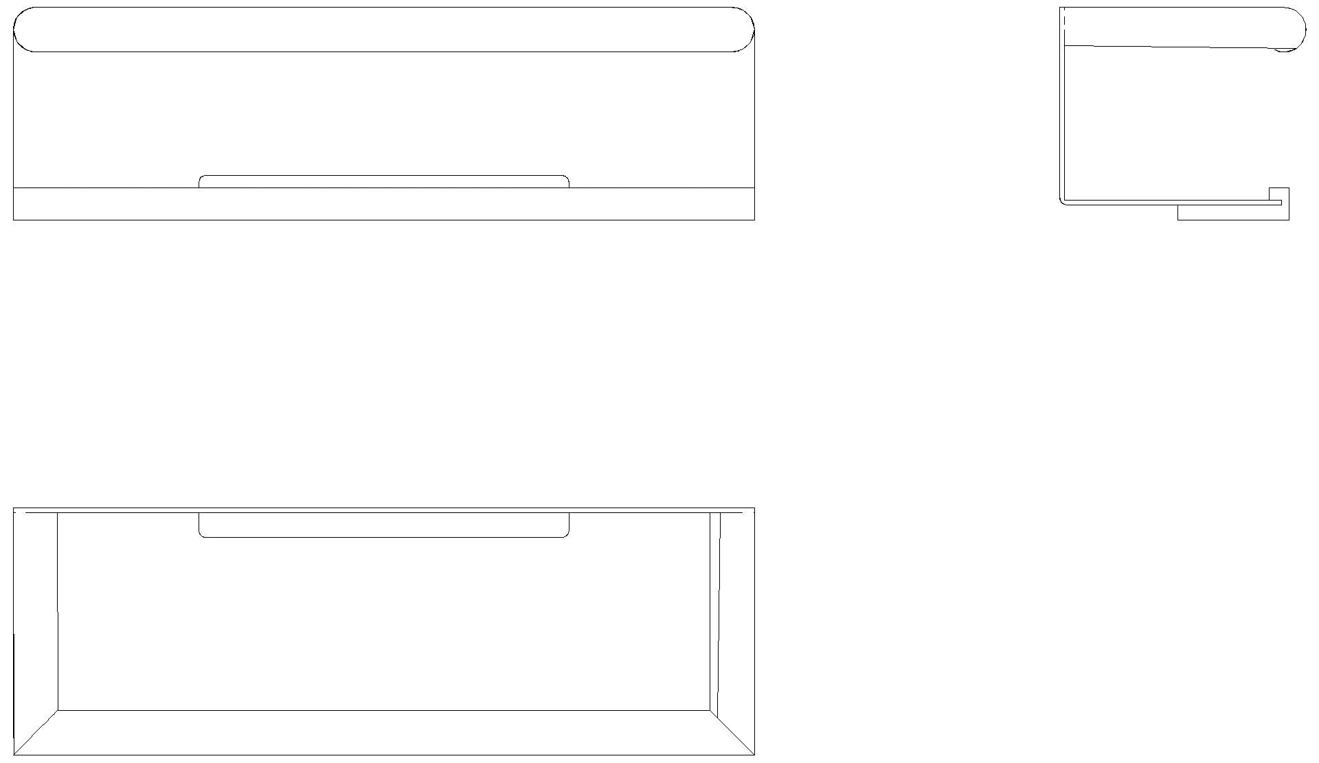 HEWI Duschablage Sys 162, verchromt, 300mm breit