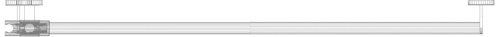 HEWI DUHA, d:25/30, A1:1250. W1:1185 pulverbeschichtet schw tiefmatt