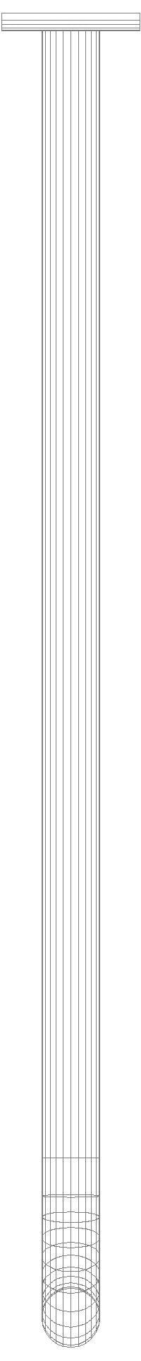 HEWI Wandstützgriff, Ser 801, L:750mm lichtgrau