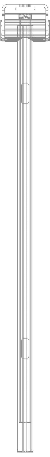 HEWI Heinrich Wilke - HEWI Stützklappgriff Duo (A), L:900mm, schliff