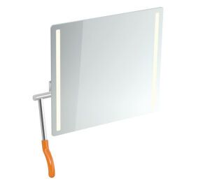 HEWI LED-Kippspiegel der Serie 802 LifeSystem