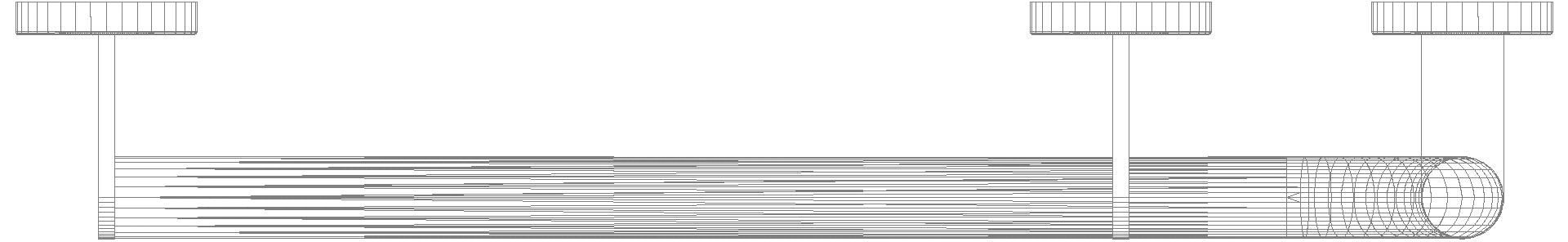 HEWI Winkelgriff,d:30, A1:1000, W1:500, li, plvb schw tma