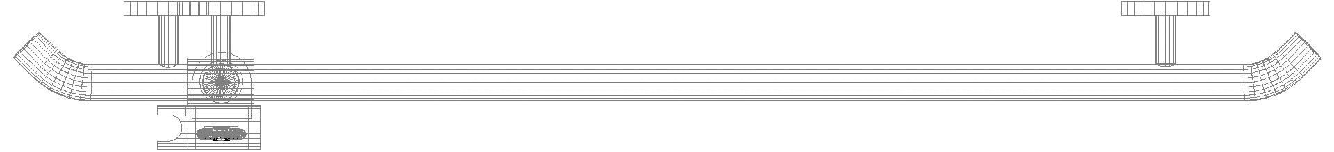 HEWI DUHA m.Br.H.St., AM1:1100, W1:1184, Br.H. in 98, Kst., chromoptisch besch.