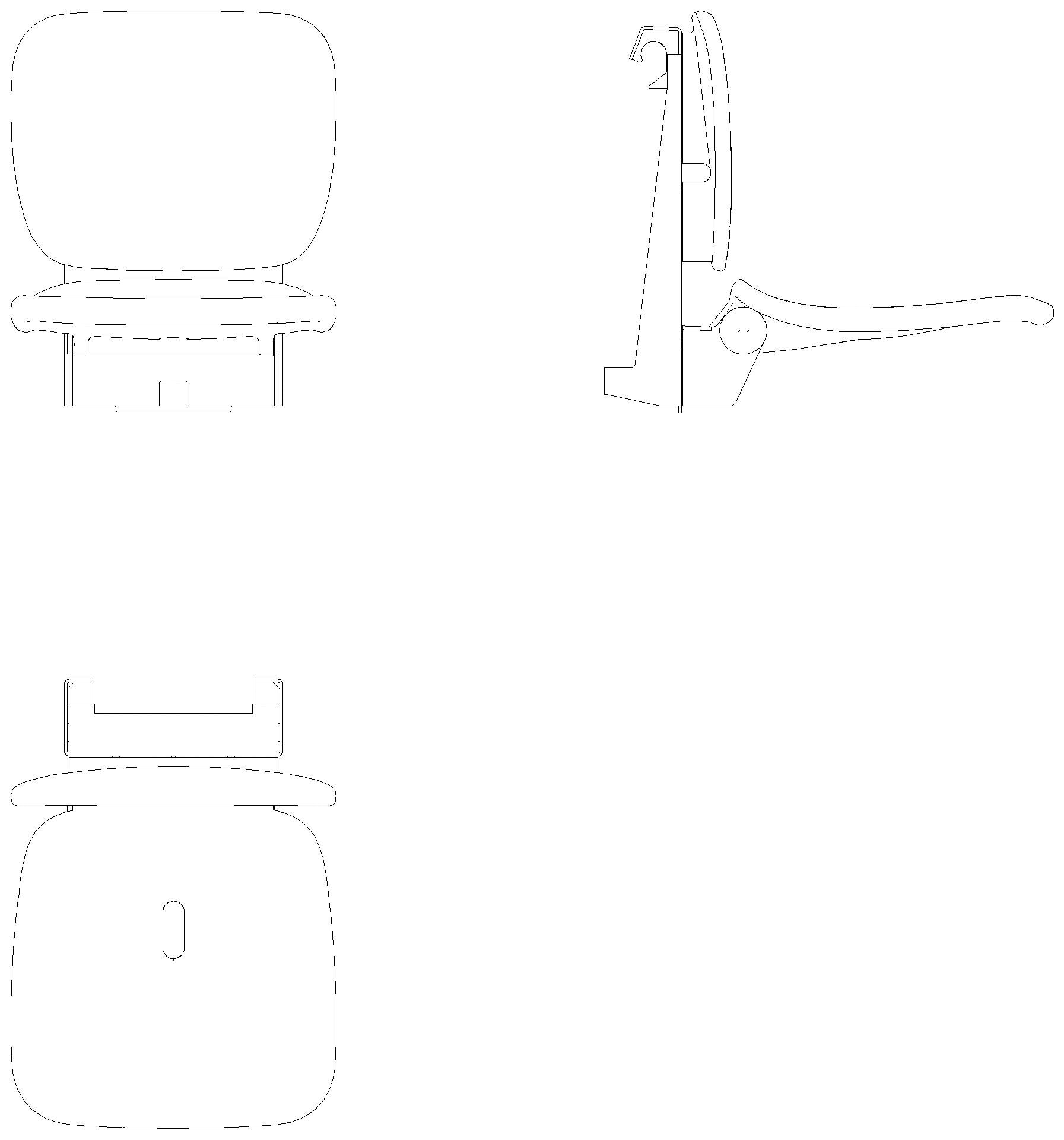 HEWI Einhängesitz Komfort anthr hgl-atm