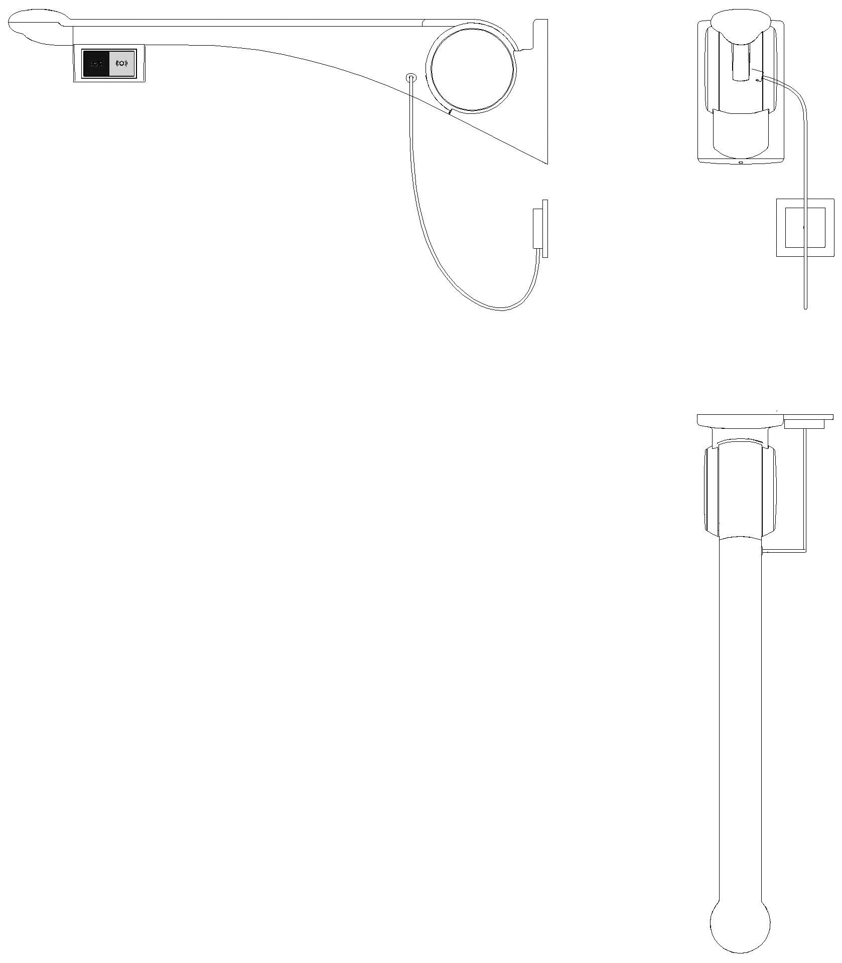 HEWI Stützklappgriff Premium,750 mm, re Spül/FT(E-Ausf.) anthr hgl-wem
