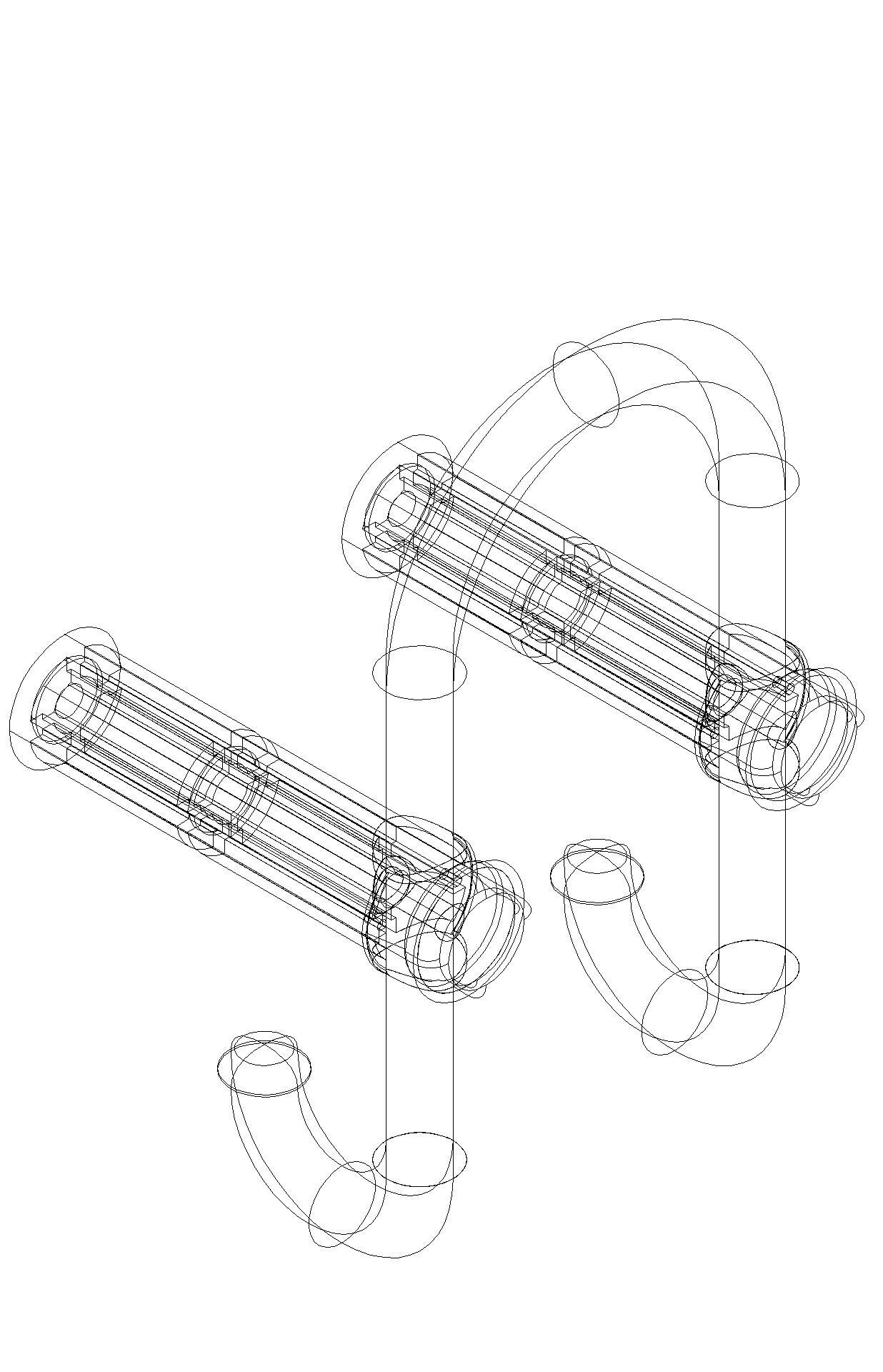 HEWI Grd.D-haken Ser 801, matt, Haken nach hinten zeigend orange