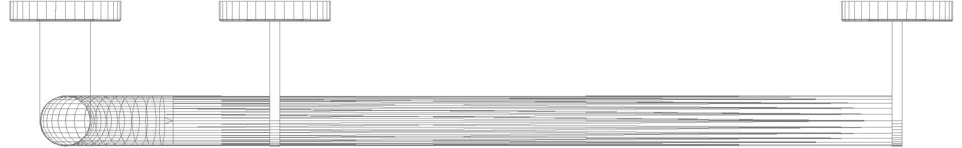 HEWI Winkelgriff,d:30, A1:1000, W1:500, re, chrom