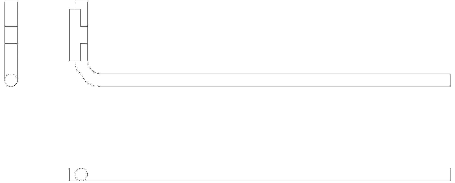 HEWI Handtuchhalter einarmig Ser 480, schwenkb., PVD schwarzchr glzd