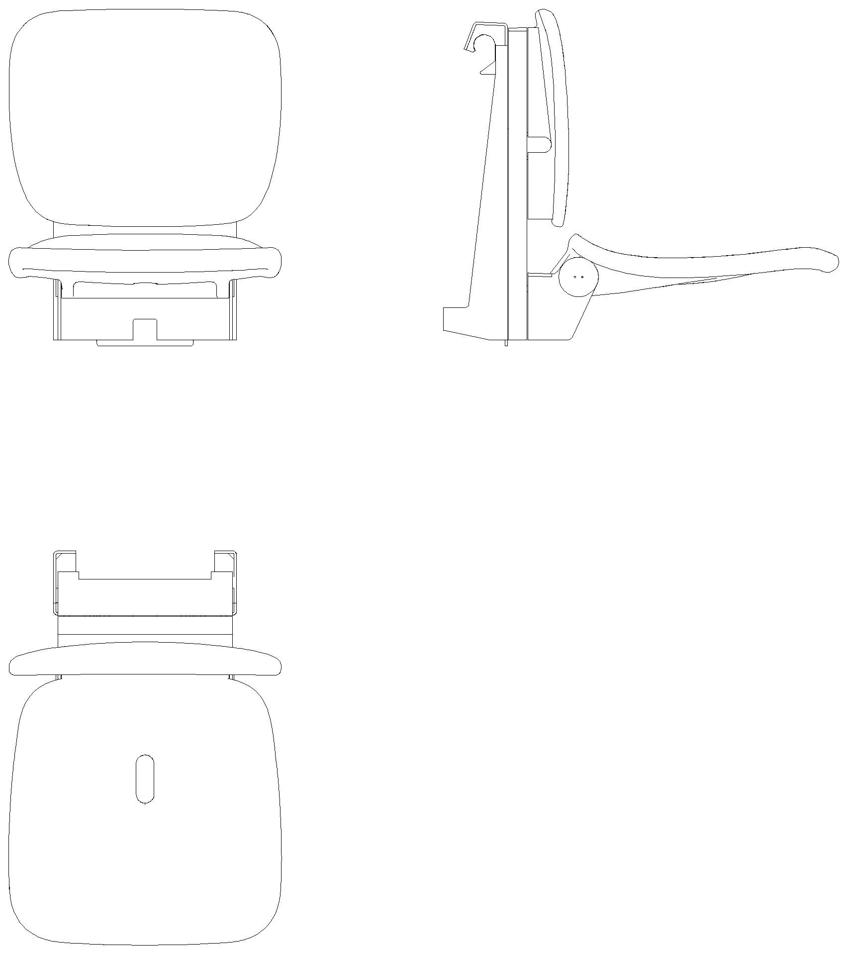 HEWI Einhängesitz Komfort mit Höhenverstellung weiß hgl-wem