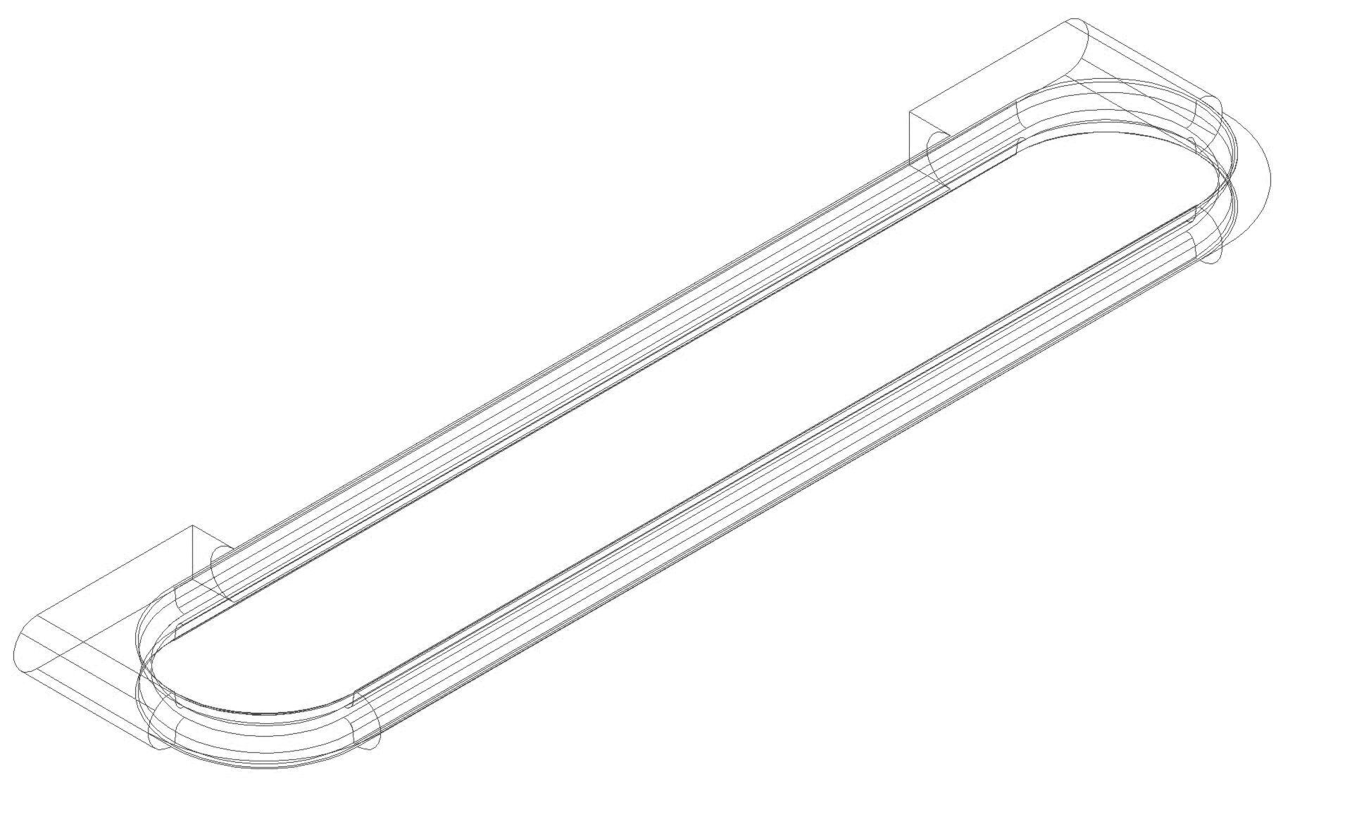 HEWI Ablage Ser 477, matt, aus Polyamid felsgrau