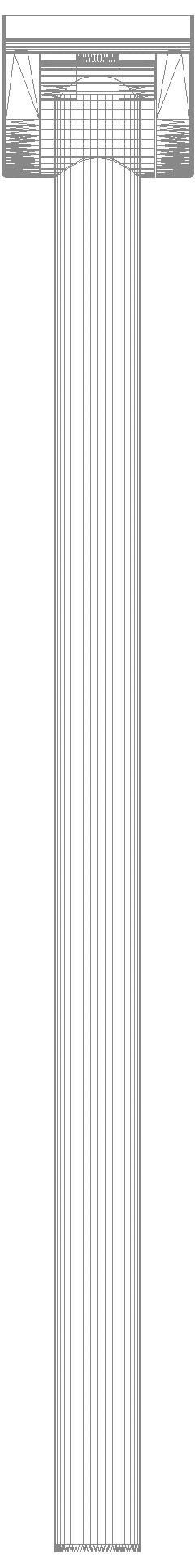 HEWI SK-Griff Mono (B), L:600, pulverbeschichtet weiß tiefmatt