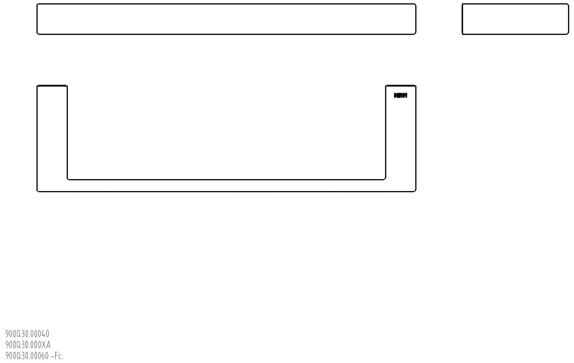 HEWI Handtuchhalter Sys 900 Q, matt-schliff, A: 250mm