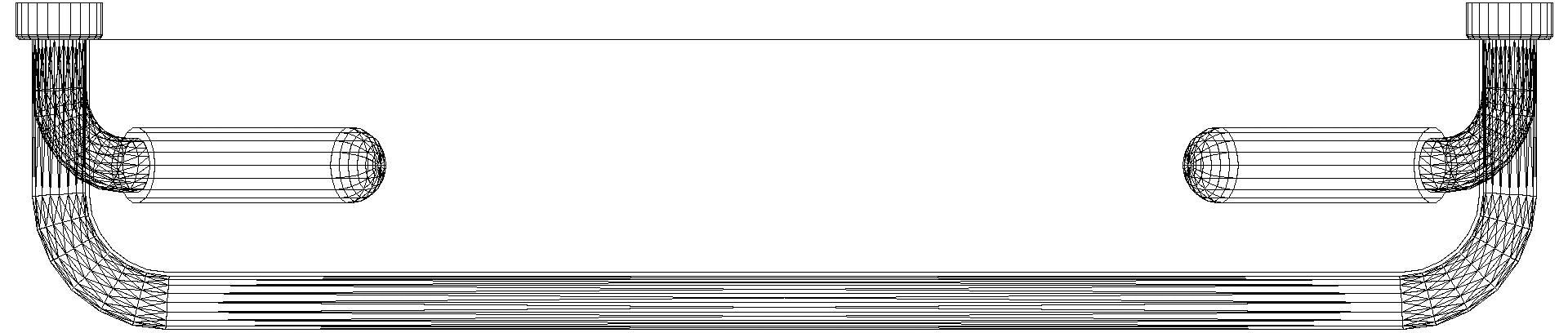 HEWI Spiegelablage mit Haltegriffen, LifeSystem tiefschwarz