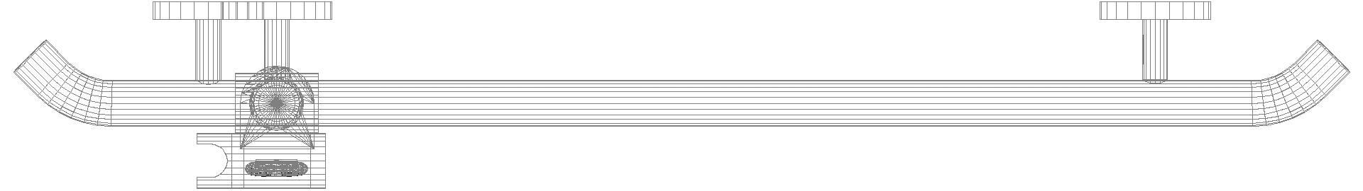 HEWI DUHA m.Br.H.St., AM1:1100, W1:962, Br.H. in 92, Kst., chromoptisch besch.