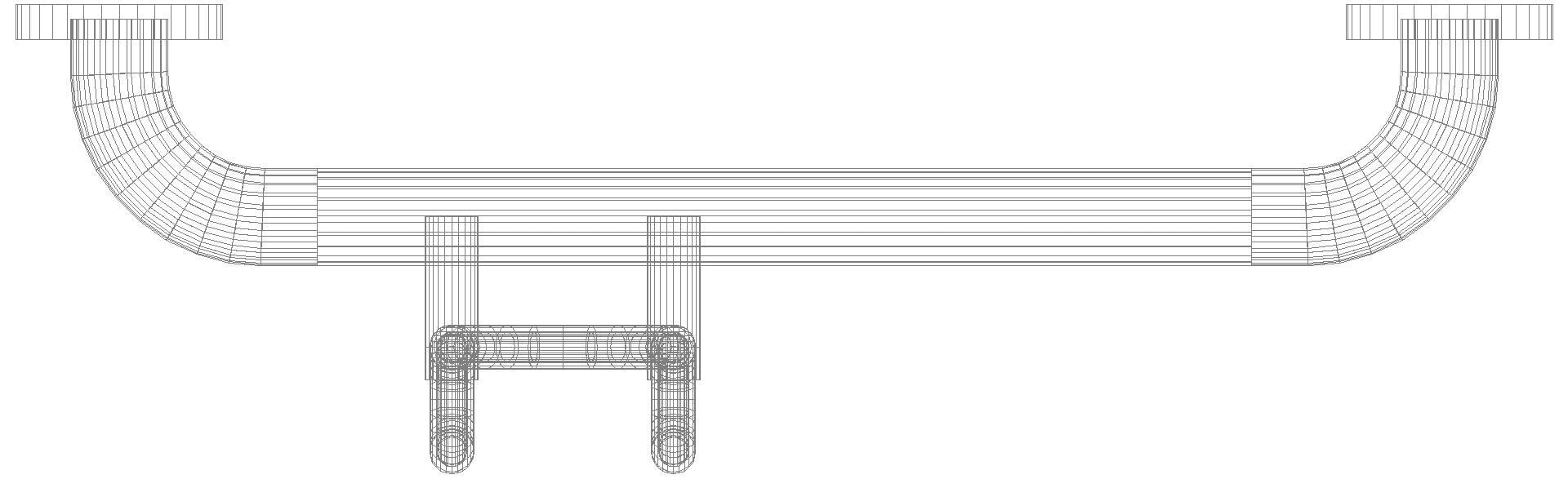 HEWI Grd.-Stg., BA1.1, Doppelhaken, nach vorn zeigend anthrazgr